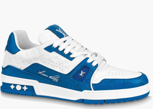 Louis Vuitton Trainer #54 Signature Blue White