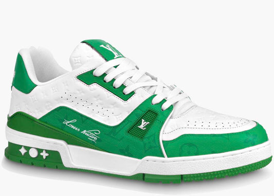 Louis Vuitton Trainer #54 Signature Green White