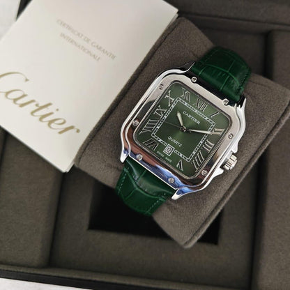 Santos De Cartier (Leather) Watch